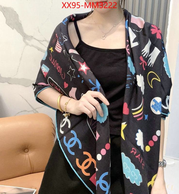 Scarf-Chanel what best replica sellers ID: MM3222 $: 95USD