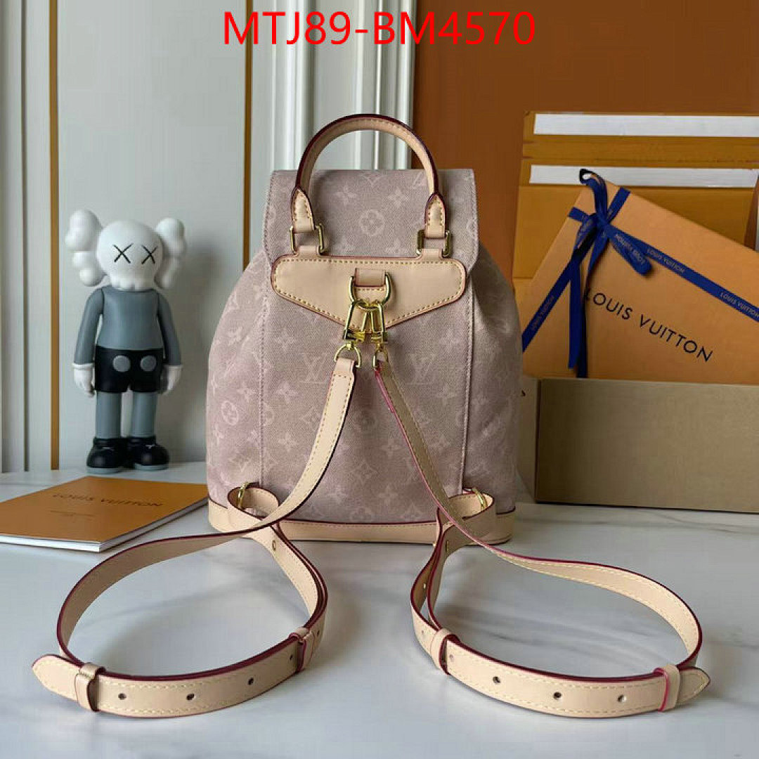 LV Bags(4A)-Backpack- ID: BM4570 $: 89USD,