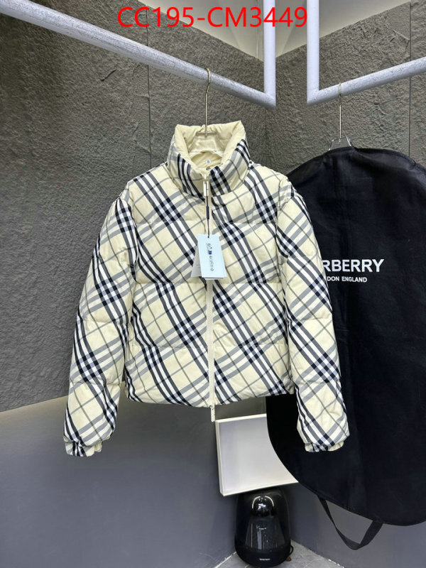 Down jacket Women-Burberry buy aaaaa cheap ID: CM3449 $: 195USD