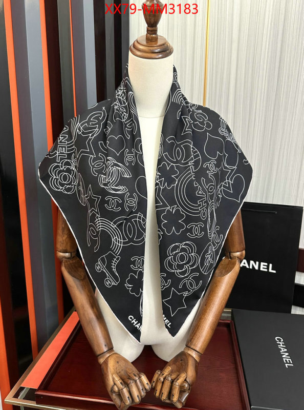 Scarf-Chanel luxury shop ID: MM3183 $: 79USD