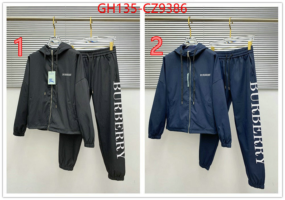 Clothing Set-Burberry ID: CZ9386 $: 135USD