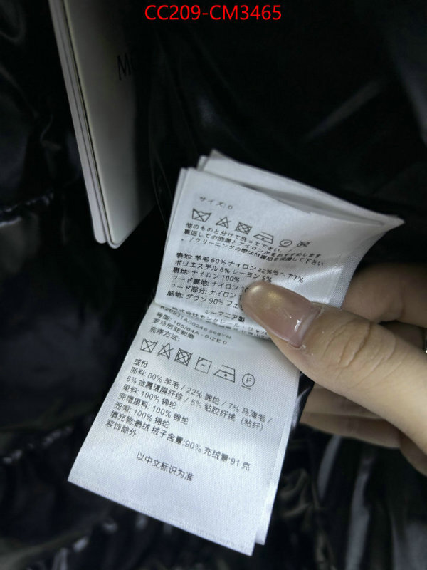 Down jacket Women-Moncler buy 1:1 ID: CM3465 $: 209USD