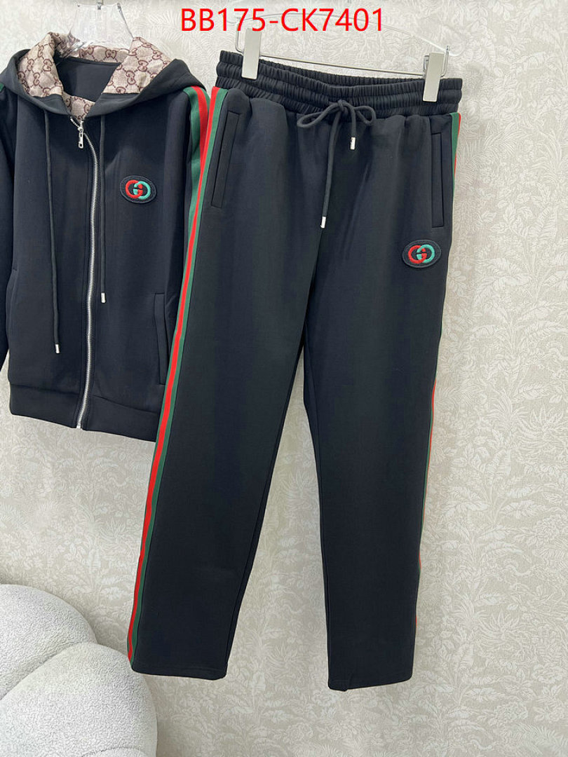 Clothing Set-Gucci ID: CK7401 $: 175USD