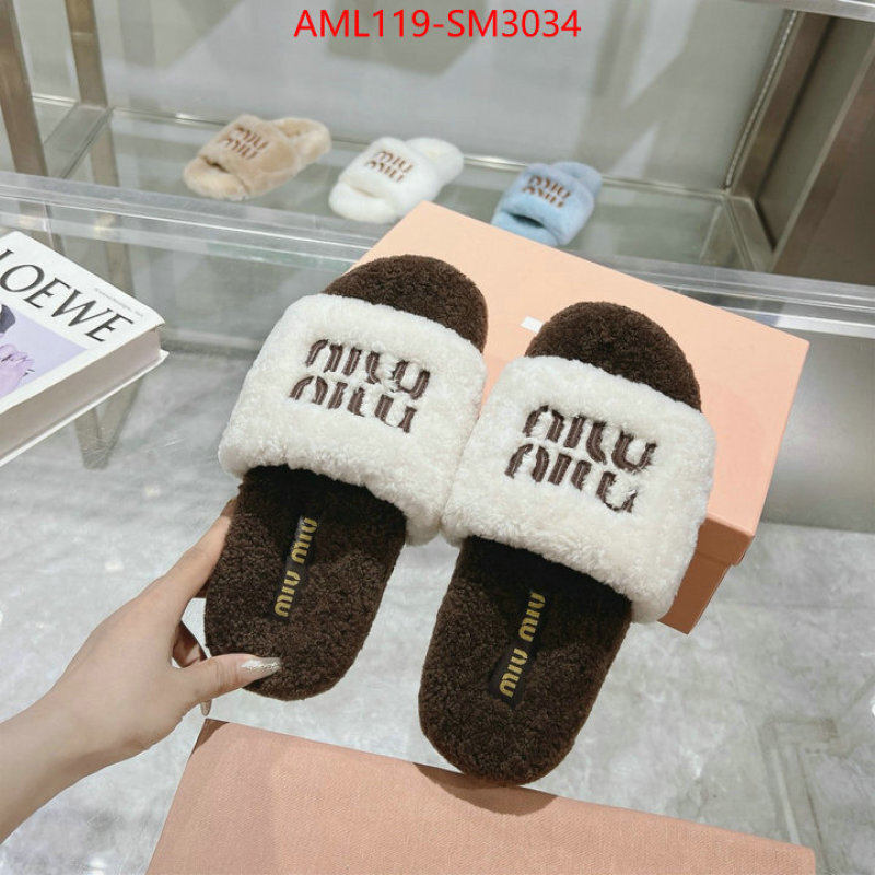 Women Shoes-Miu Miu designer 1:1 replica ID: SM3034 $: 119USD