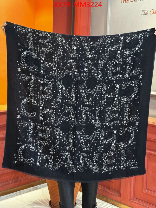 Scarf-Chanel shop ID: MM3224 $: 79USD