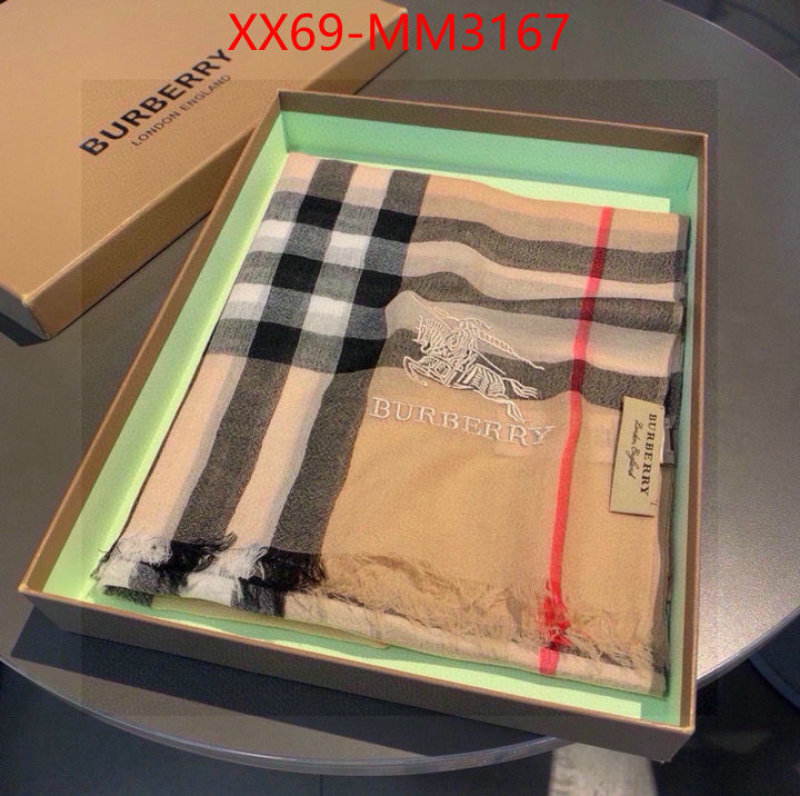 Scarf-Burberry high quality replica designer ID: MM3167 $: 69USD