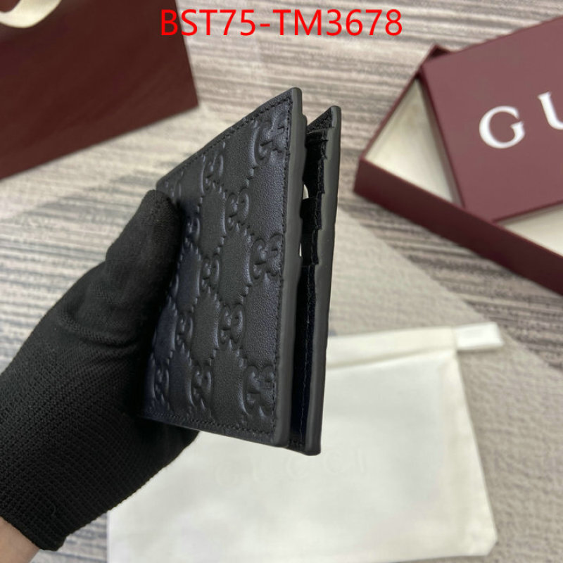 Gucci Bags(TOP)-Wallet- ID: TM3678 $: 75USD,