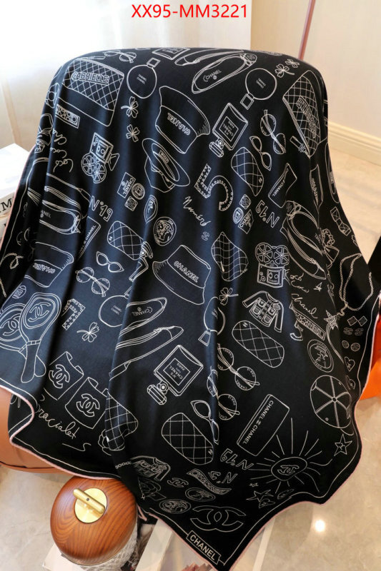Scarf-Chanel high quality designer replica ID: MM3221 $: 95USD