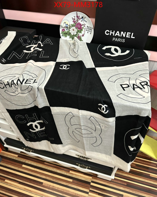Scarf-Chanel best luxury replica ID: MM3178 $: 79USD