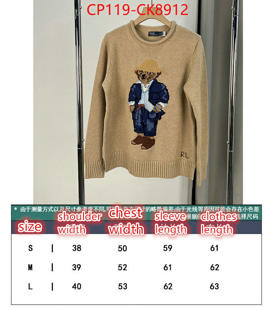 Clothing-Ralph Lauren ID: CK8912 $: 119USD