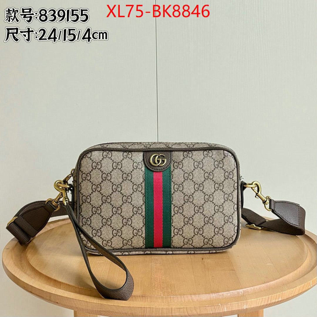 Gucci Bags(4A)-Crossbody- ID: BK8846 $: 75USD,