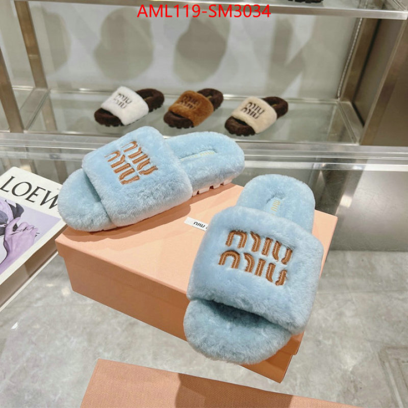Women Shoes-Miu Miu designer 1:1 replica ID: SM3034 $: 119USD