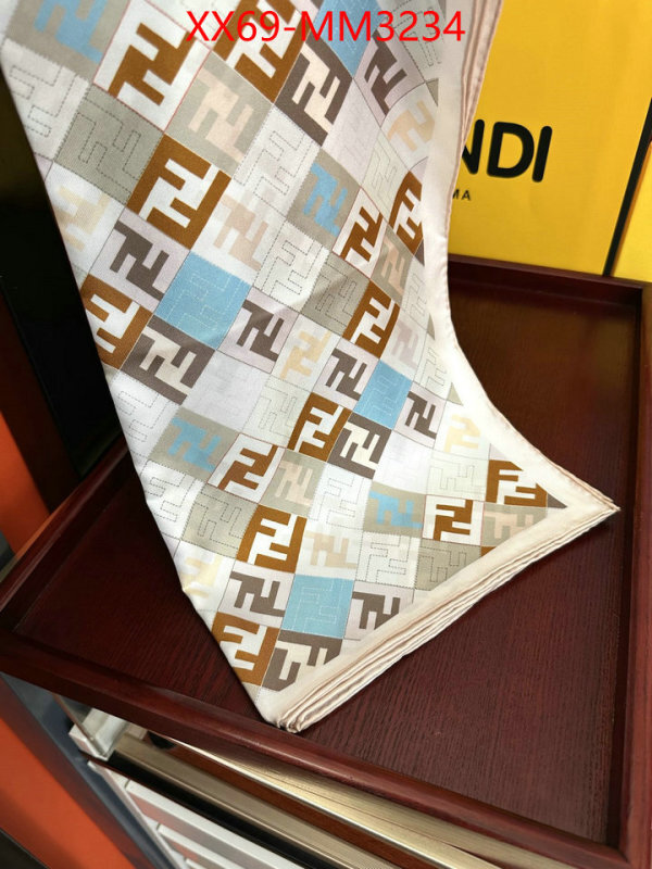 Scarf-Fendi top quality fake ID: MM3234 $: 69USD