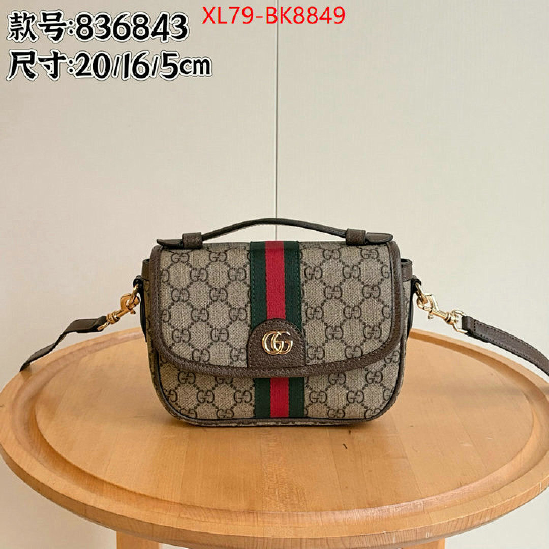 Gucci Bags(4A)-Crossbody- ID: BK8849 $: 79USD,