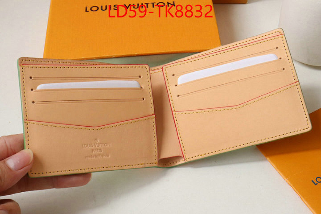 LV Bags(TOP)-Wallet ID: TK8832 $: 59USD,
