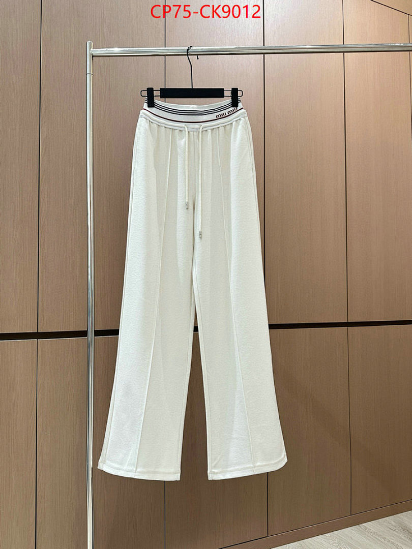 Clothing-MIU MIU ID: CK9012 $: 75USD