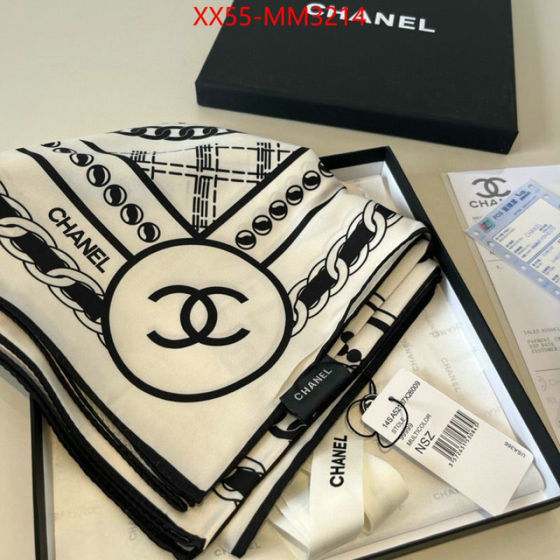 Scarf-Chanel best website for replica ID: MM3214 $: 55USD