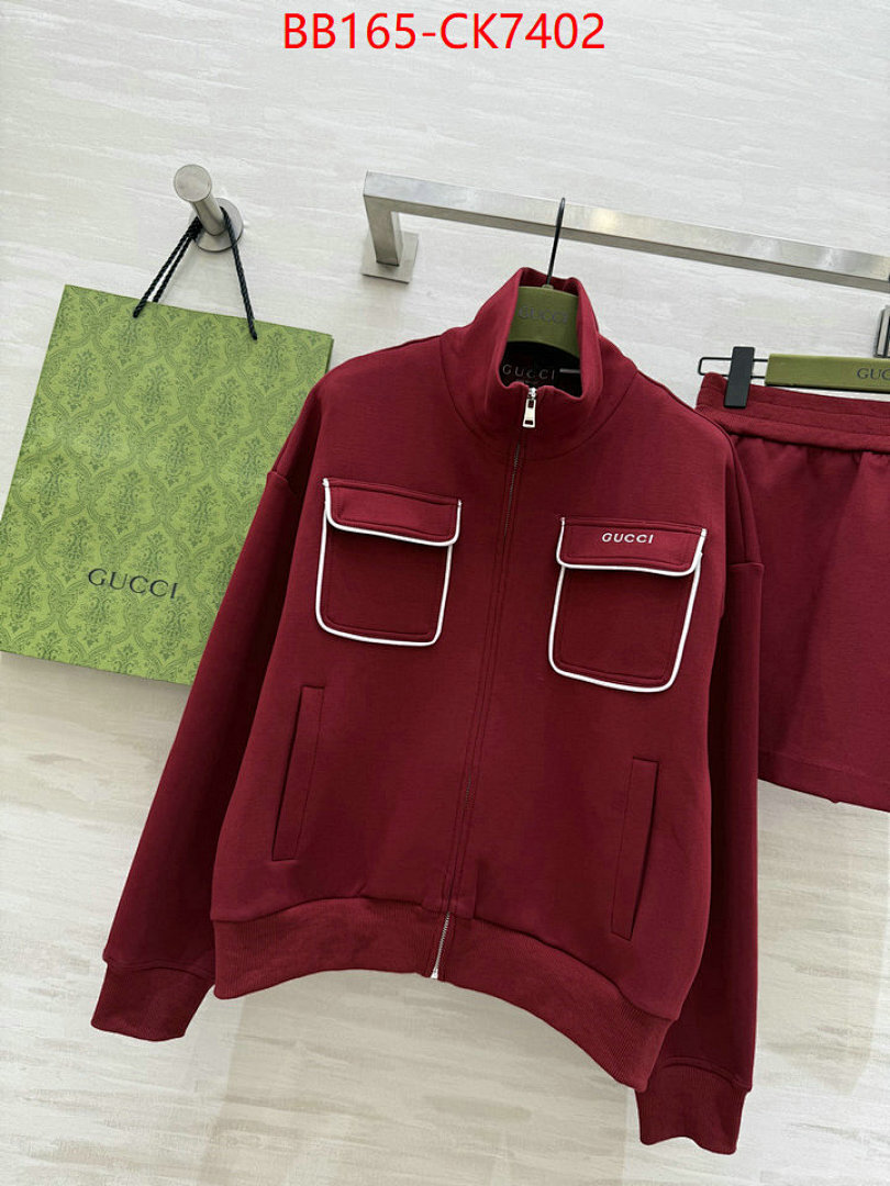 Clothing Set-Gucci ID: CK7402 $: 165USD