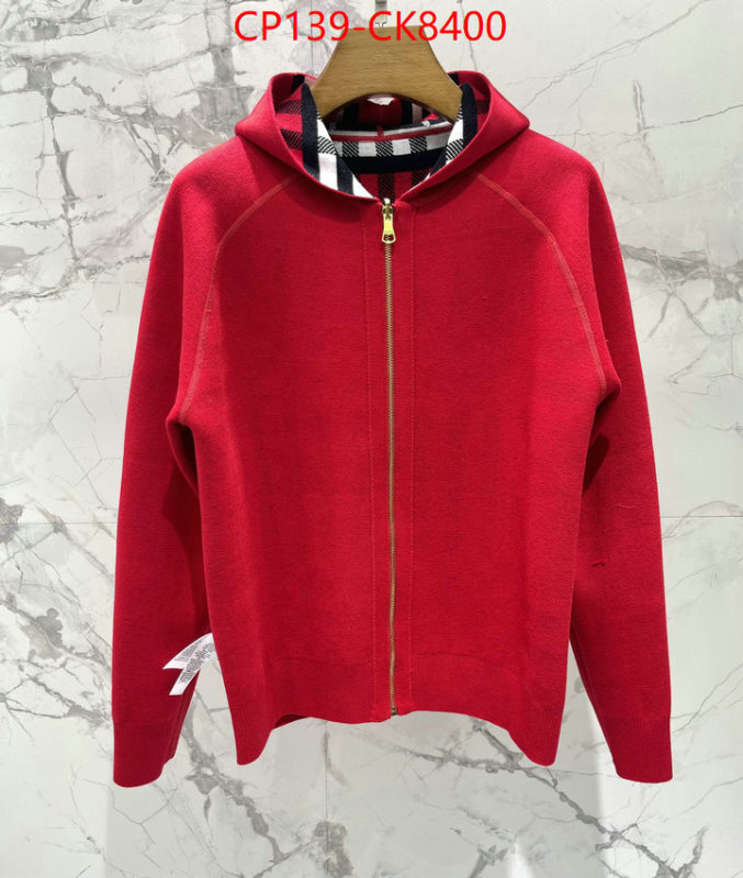Clothing-Burberry ID: CK8400 $: 139USD