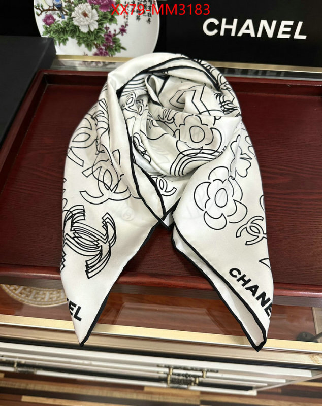Scarf-Chanel luxury shop ID: MM3183 $: 79USD