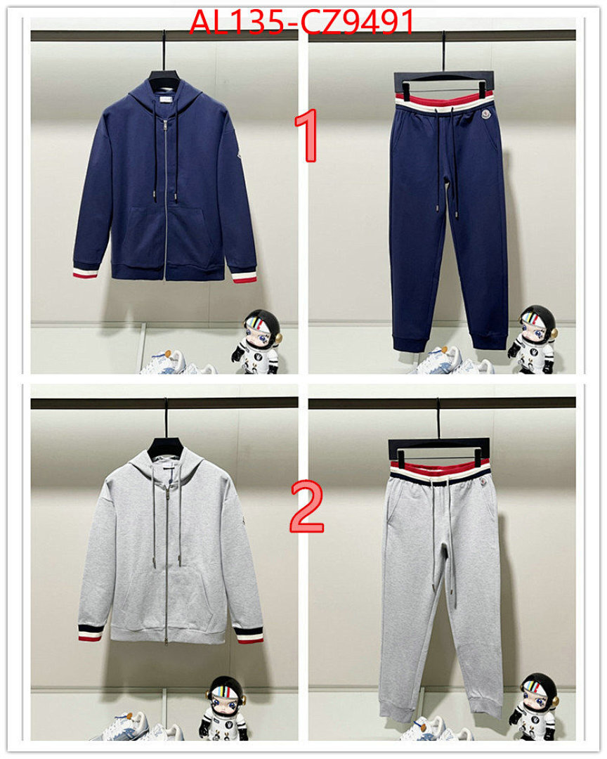 Clothing Set-Moncler ID: CZ9491 $: 135USD