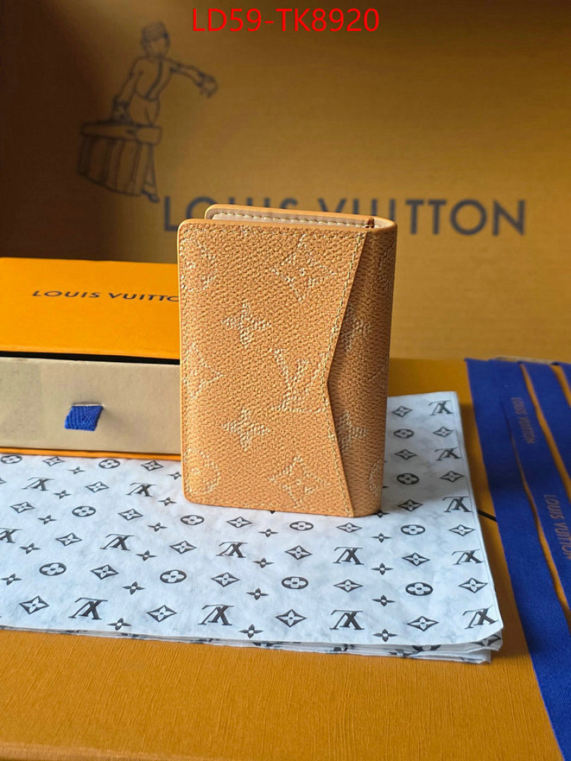 LV Bags(TOP)-Wallet ID: TK8920 $: 59USD,