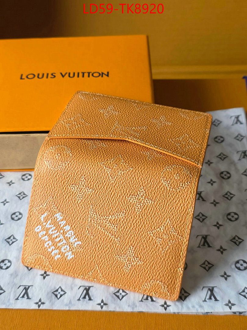LV Bags(TOP)-Wallet ID: TK8920 $: 59USD,