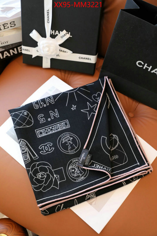 Scarf-Chanel high quality designer replica ID: MM3221 $: 95USD