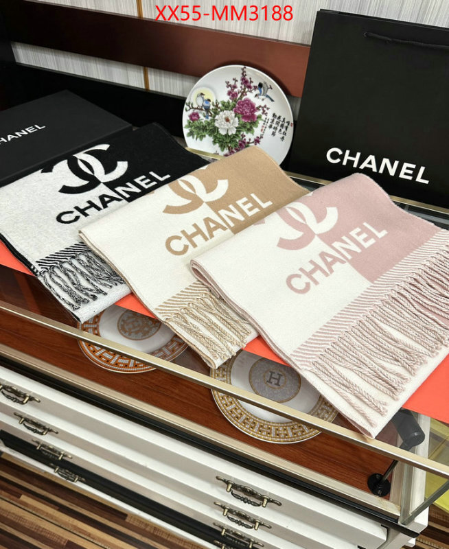Scarf-Chanel buy high-quality fake ID: MM3188 $: 55USD