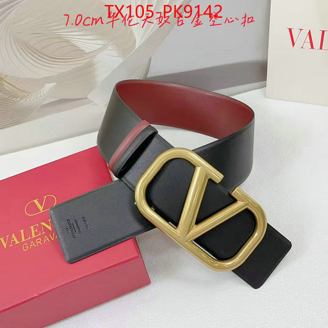 Belts-Valentino ID: PK9142 $: 105USD