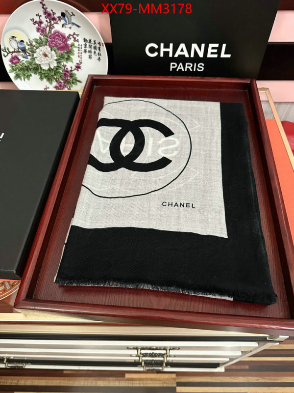 Scarf-Chanel best luxury replica ID: MM3178 $: 79USD