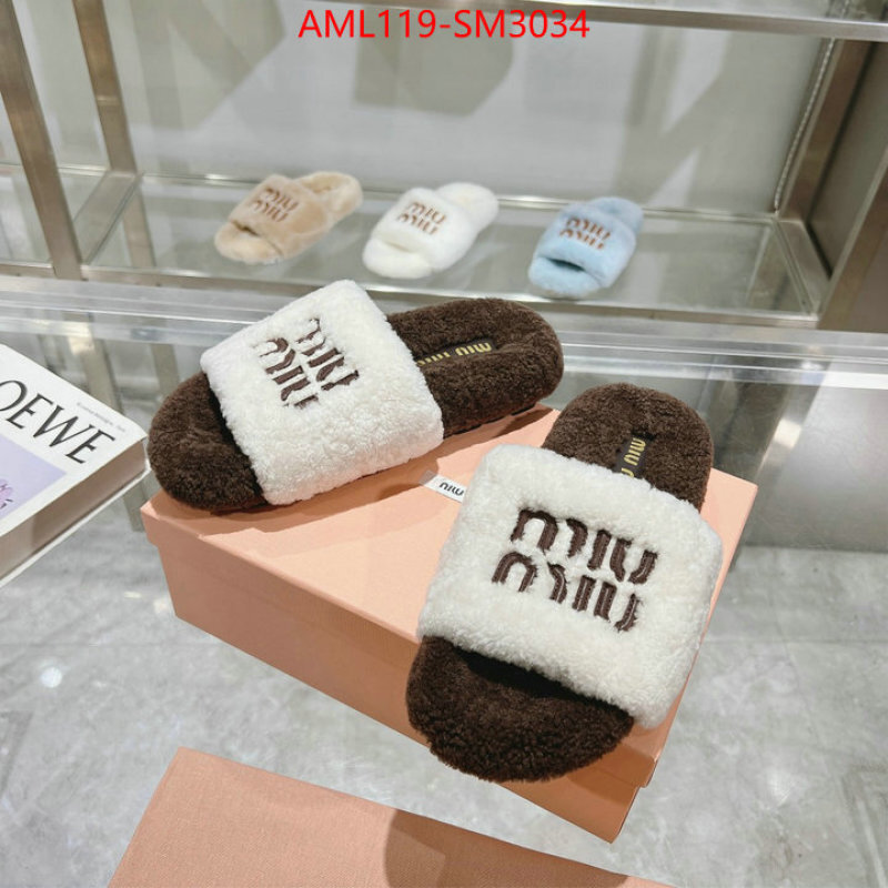 Women Shoes-Miu Miu designer 1:1 replica ID: SM3034 $: 119USD