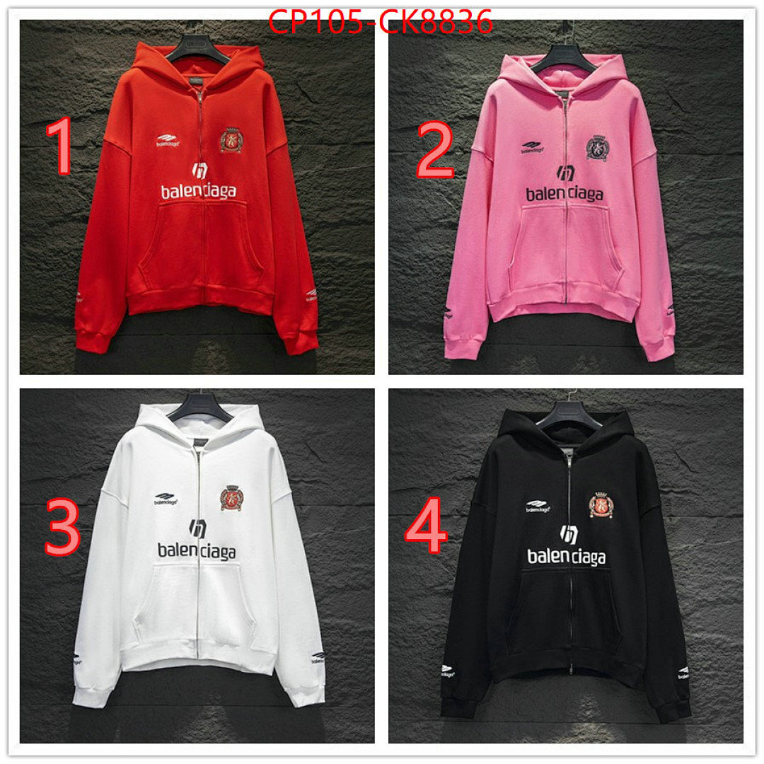 Clothing-Balenciaga ID: CK8836 $: 105USD