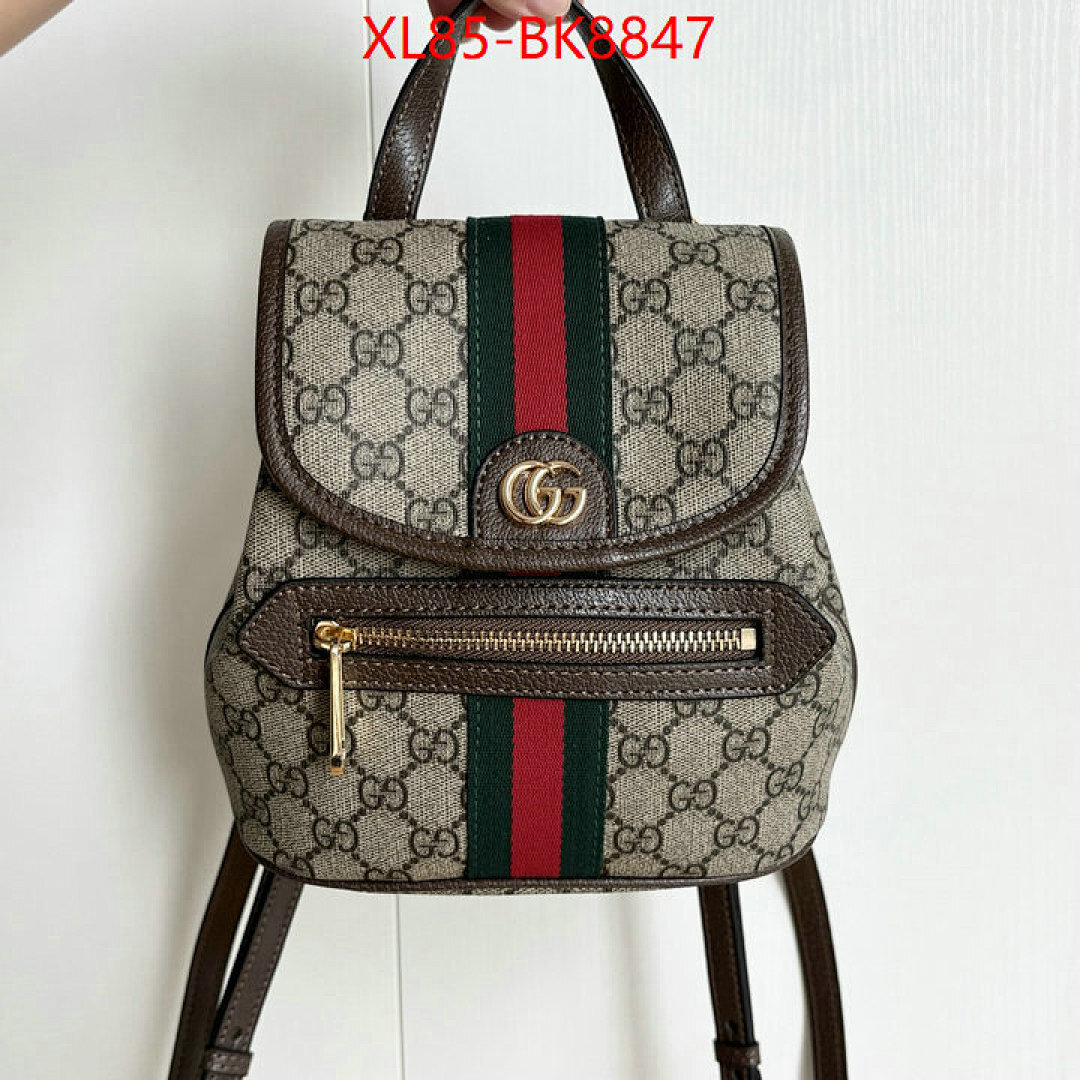 Gucci Bags(4A)-Backpack- ID: BK8847 $: 85USD,