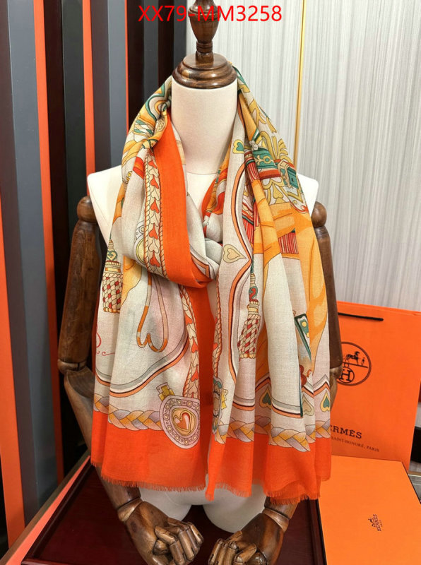 Scarf-Hermes buy cheap replica ID: MM3258 $: 79USD
