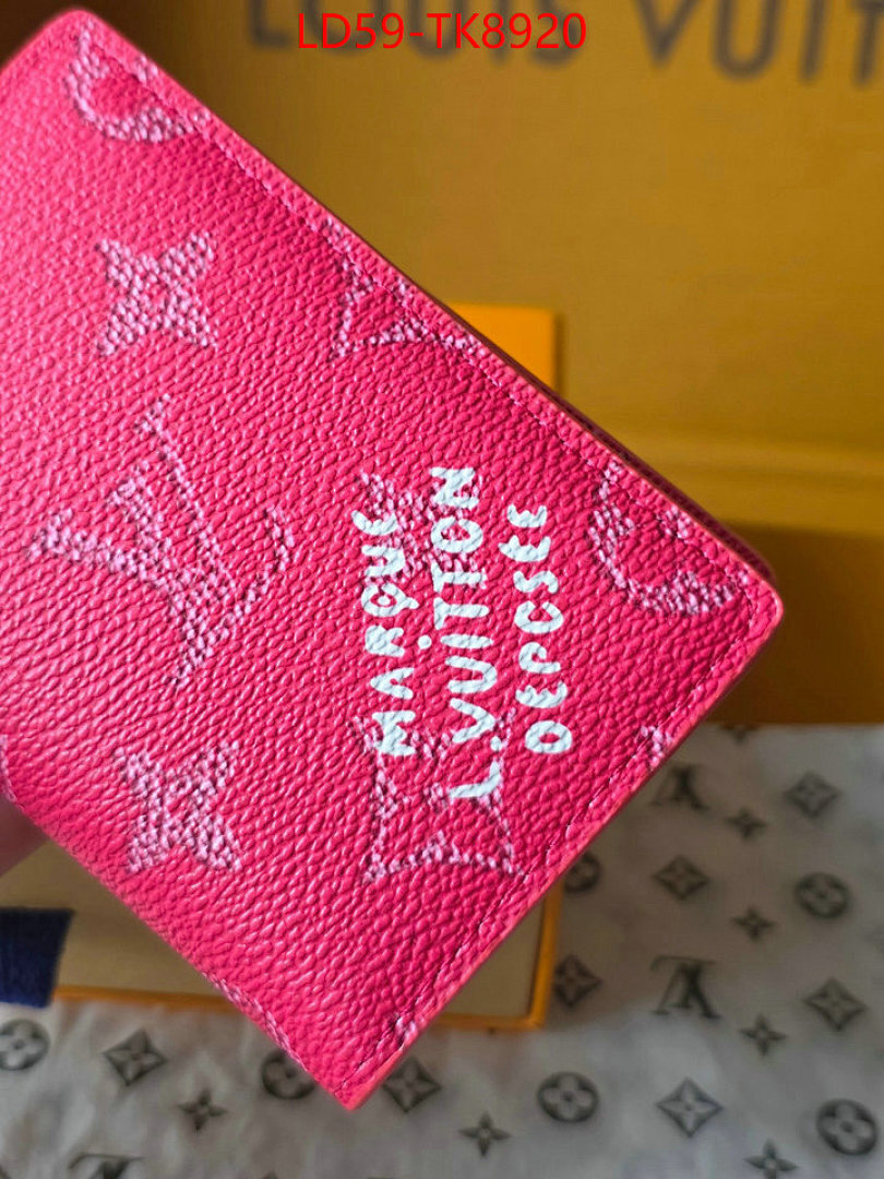 LV Bags(TOP)-Wallet ID: TK8920 $: 59USD,
