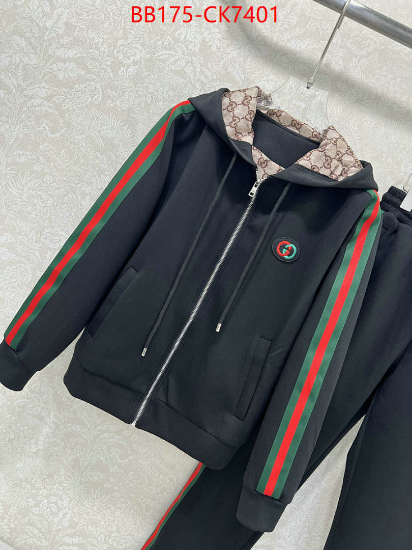 Clothing Set-Gucci ID: CK7401 $: 175USD