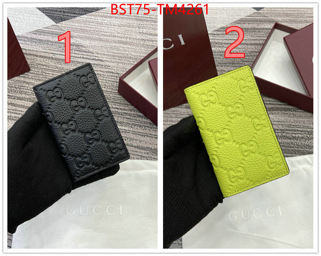 Gucci Bags(TOP)-Wallet- ID: TM4261 $: 75USD,