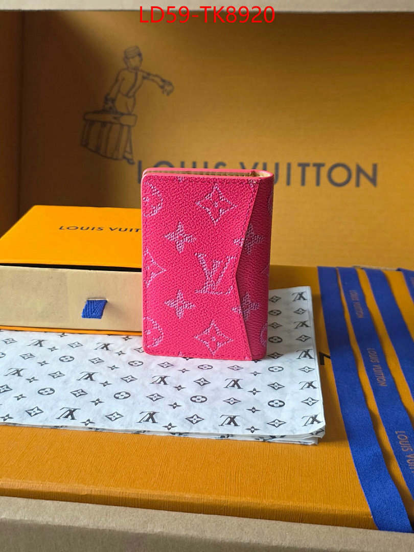 LV Bags(TOP)-Wallet ID: TK8920 $: 59USD,