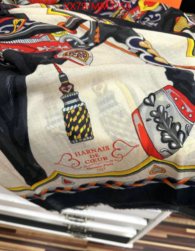 Scarf-Hermes buy cheap replica ID: MM3258 $: 79USD