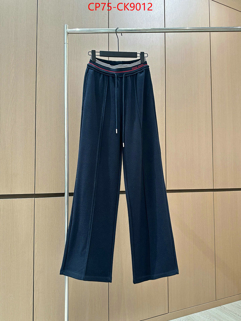 Clothing-MIU MIU ID: CK9012 $: 75USD