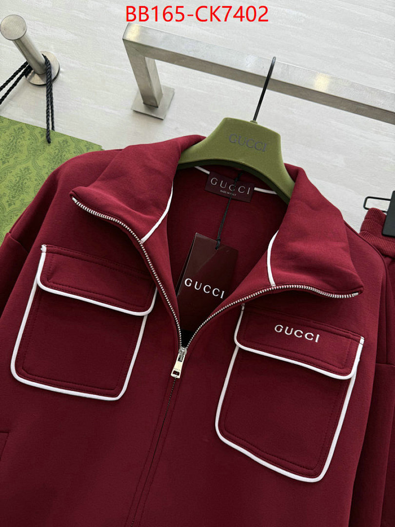 Clothing Set-Gucci ID: CK7402 $: 165USD