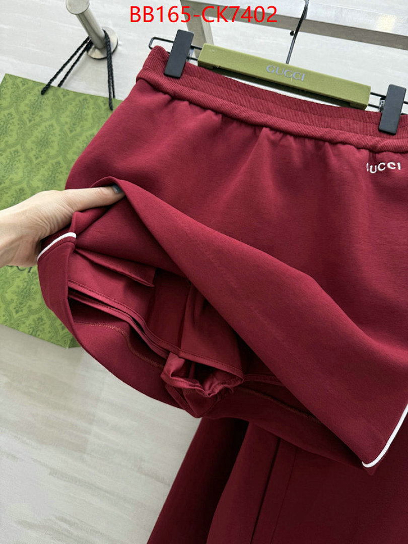 Clothing Set-Gucci ID: CK7402 $: 165USD