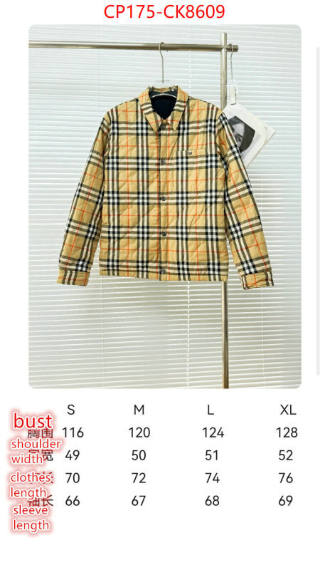 Down jacket Men-Burberry ID: CK8609 $: 175USD