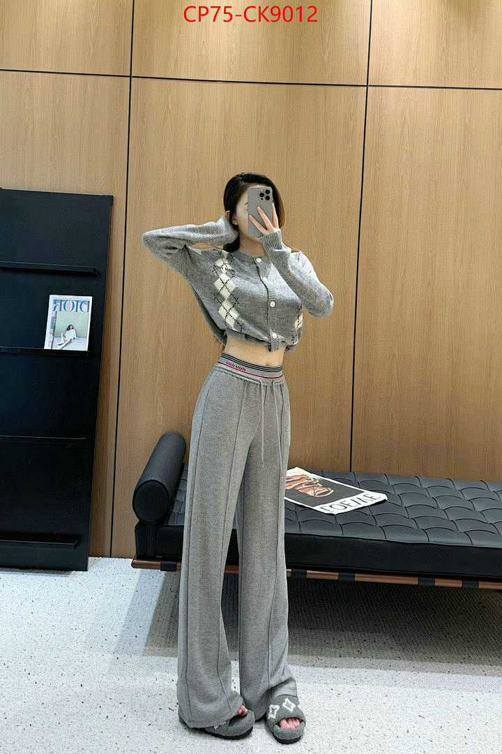 Clothing-MIU MIU ID: CK9012 $: 75USD