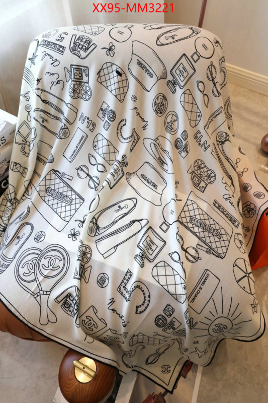 Scarf-Chanel high quality designer replica ID: MM3221 $: 95USD