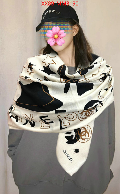 Scarf-Chanel replica best ID: MM3190 $: 89USD