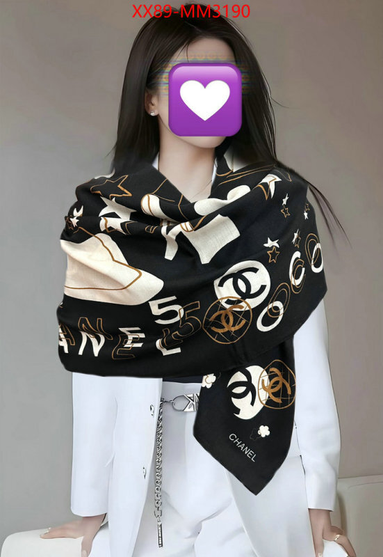 Scarf-Chanel replica best ID: MM3190 $: 89USD