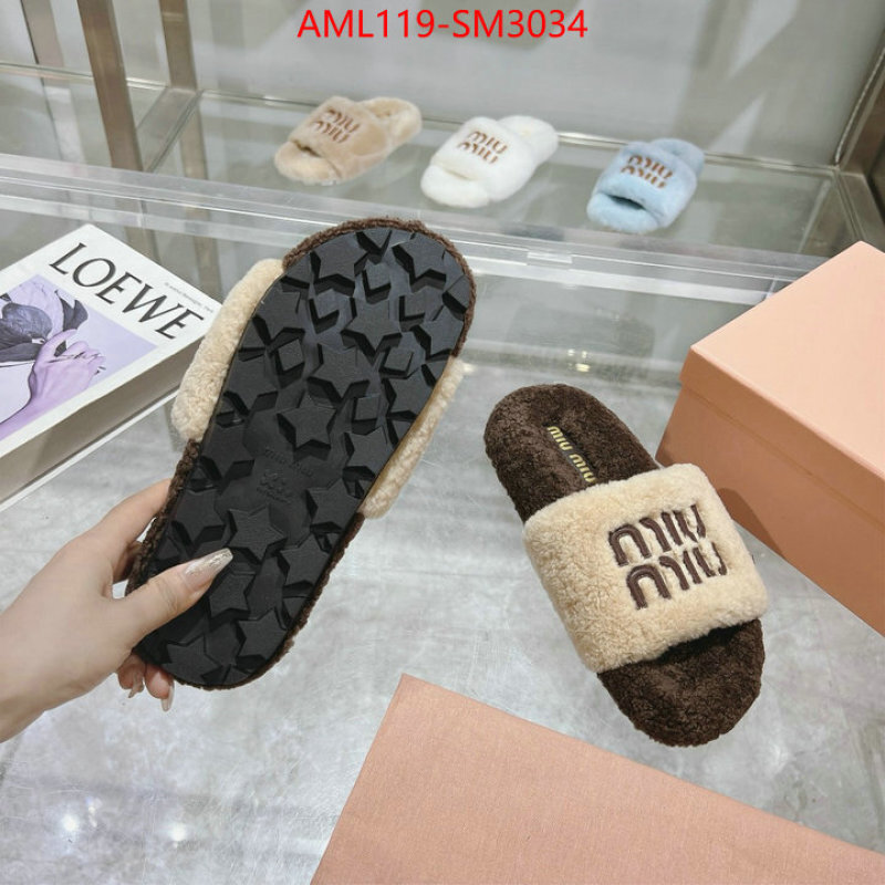 Women Shoes-Miu Miu designer 1:1 replica ID: SM3034 $: 119USD