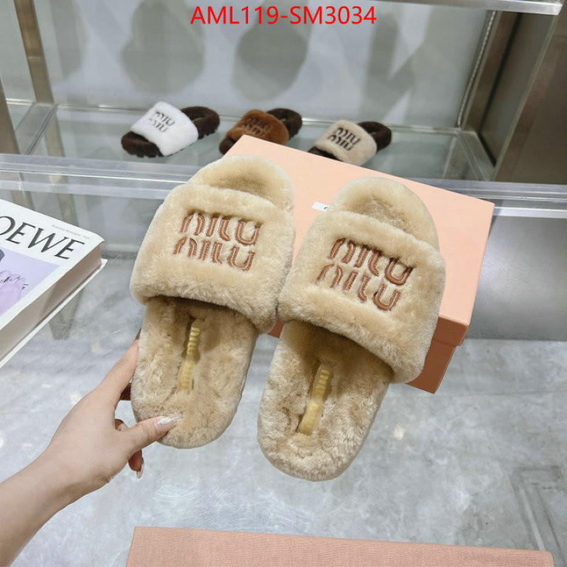 Women Shoes-Miu Miu designer 1:1 replica ID: SM3034 $: 119USD
